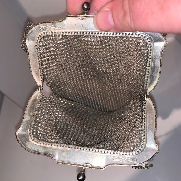 Whiting and Davis Vintage beaded satchel - Picture 10 of 16